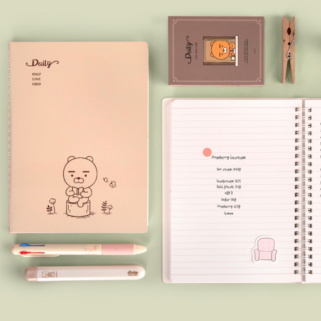 Sổ nhật ký Daily Ryan & Apeach (120 trang)