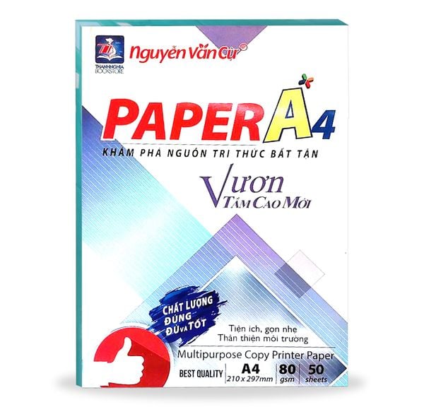 Giấy A4 Thành Nghĩa ( Xấp 50 tờ )