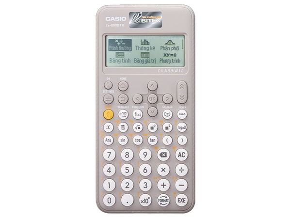 MÁY TÍNH CASIO FX-880BTG (MÀU XÁM)