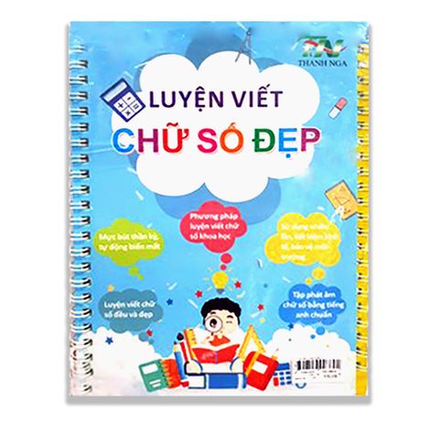 Tập - Sổ Luyện Viết Chữ Số Đẹp