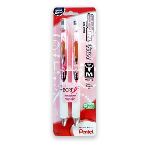 Vỉ 2 Cây Bút Gel BL77W-B Pentel ( Pink )