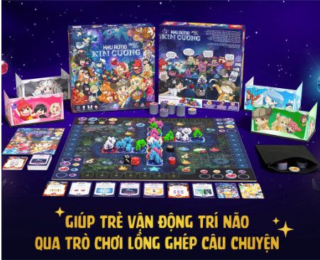 Boardgame Lớp Học Mật Ngữ - Khu Rừng Kim Cương