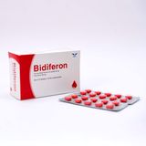 Bidiferon - Viên Sắt Bổ Máu - Hộp 100 Viên