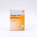 Biragan Kid 250 - Giảm Đau Hạ Sốt - Hộp 12 Gói