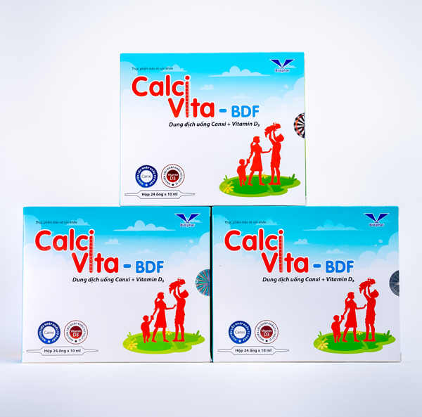 CALCI VITA - BDF 10Ml - Ống Uống Bổ Sung Calci Cho Người Lớn