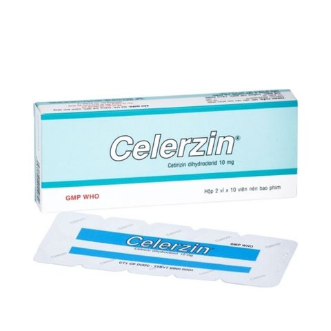 CELERZIN - Thuốc chống viêm mũi dị ứng 10mg - Hộp 20 viên