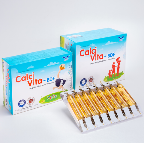 Combo Calci Vita-BDF 10ml và Calci Vita-BDF Kids 5ml