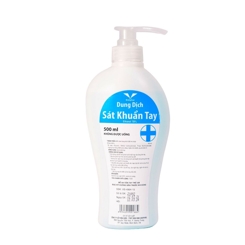 SÁT KHUẨN TAY BIDIPHAR - Diệt Khuẩn Làm Sạch Tay