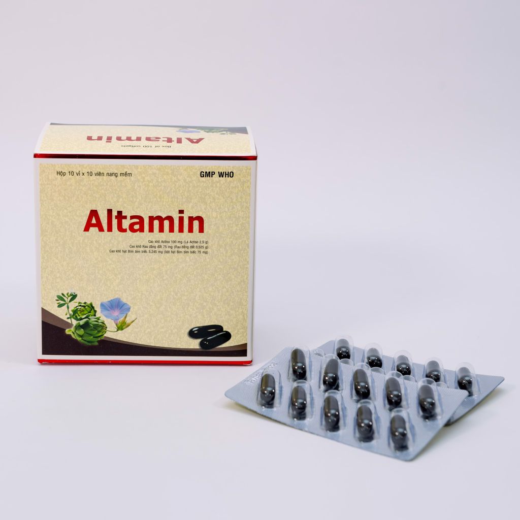 ALTAMIN - Thuốc Bổ, Giải Độc Gan - Hộp 100 Viên