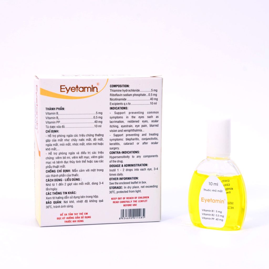 Eyetamin-Thuốc Nhỏ Dưỡng Mắt-Lọ 10ml