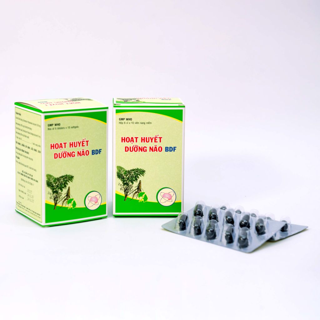 Hoạt Huyết Dưỡng Não BDF - Thuốc Bổ Não - Hộp 60 Viên
