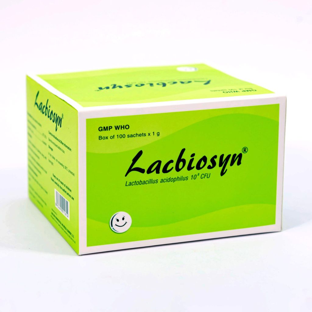 Lacbiosyn ® -Men Vi Sinh Bổ Sung Lợi Khuẩn - Hộp 100 Gói