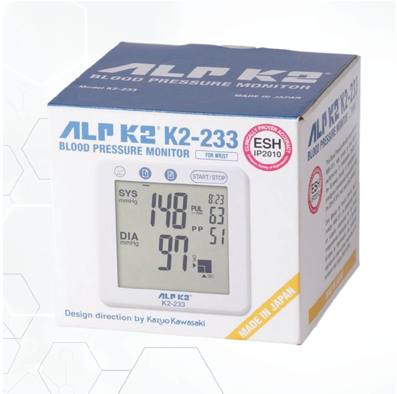 Máy Đo Huyết Áp Đeo Cổ Tay K2-233-ALPK2