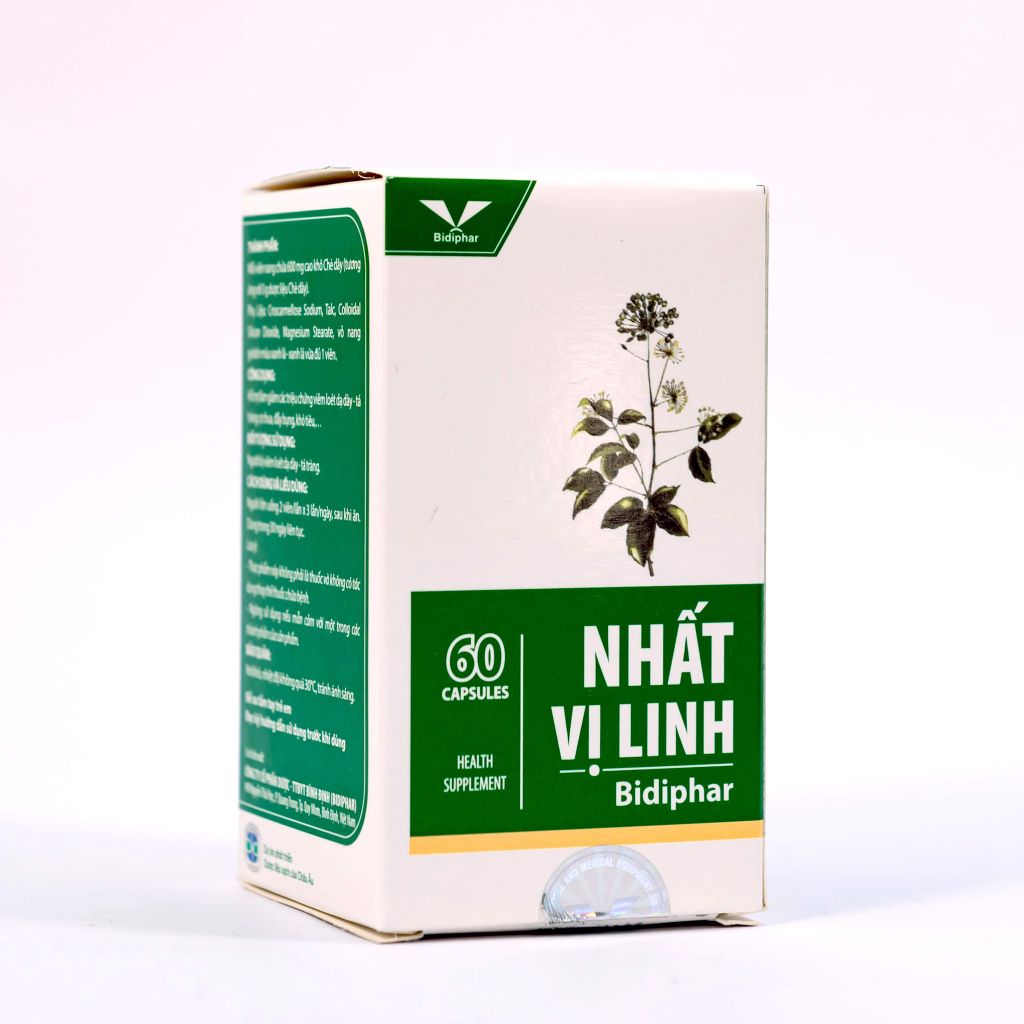 NHẤT VỊ LINH BIDIPHAR - Viên Dạ Dày - Lọ 60 Viên