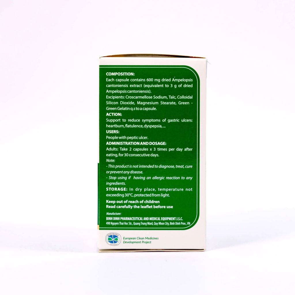 NHẤT VỊ LINH BIDIPHAR - Viên Dạ Dày - Lọ 60 Viên