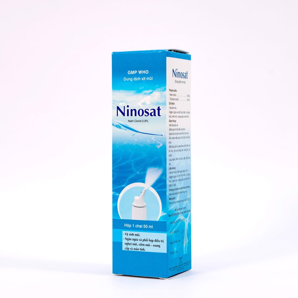 Ninosat - Thuốc Xịt Thông Mũi - Lọ 50ml