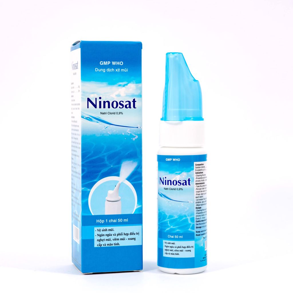 Ninosat - Thuốc Xịt Thông Mũi - Lọ 50ml