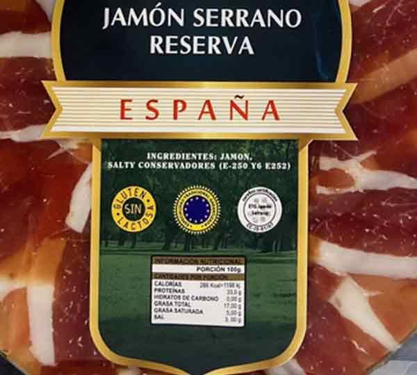 Thịt heo muối iberico đùi sau - Iberian cebo jamon slice
