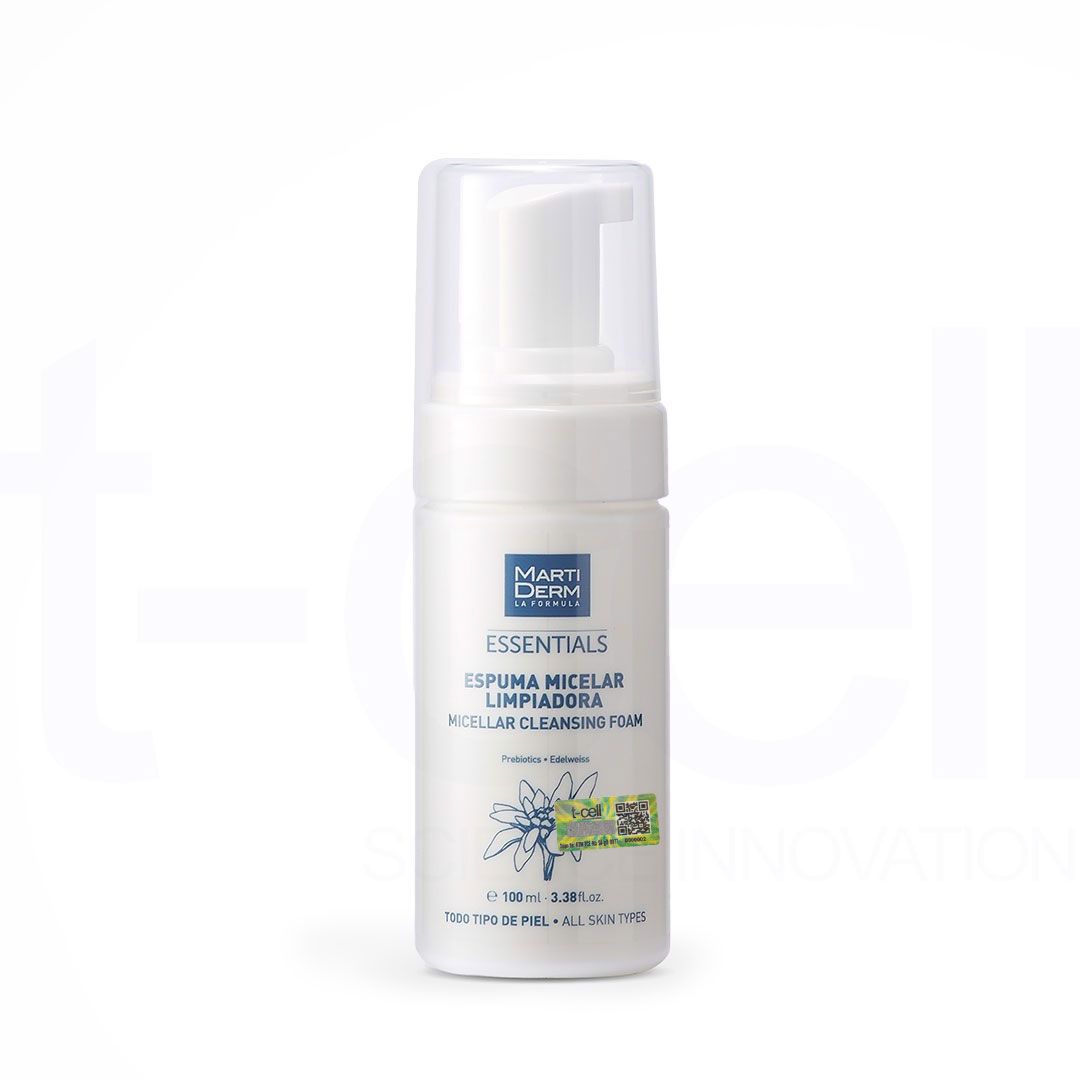 Sữa Rửa Mặt Dạng Bọt Dịu Nhẹ Cho Mọi Loại Da - Martiderm Essentials Micellar Cleansing Foam (100ml)