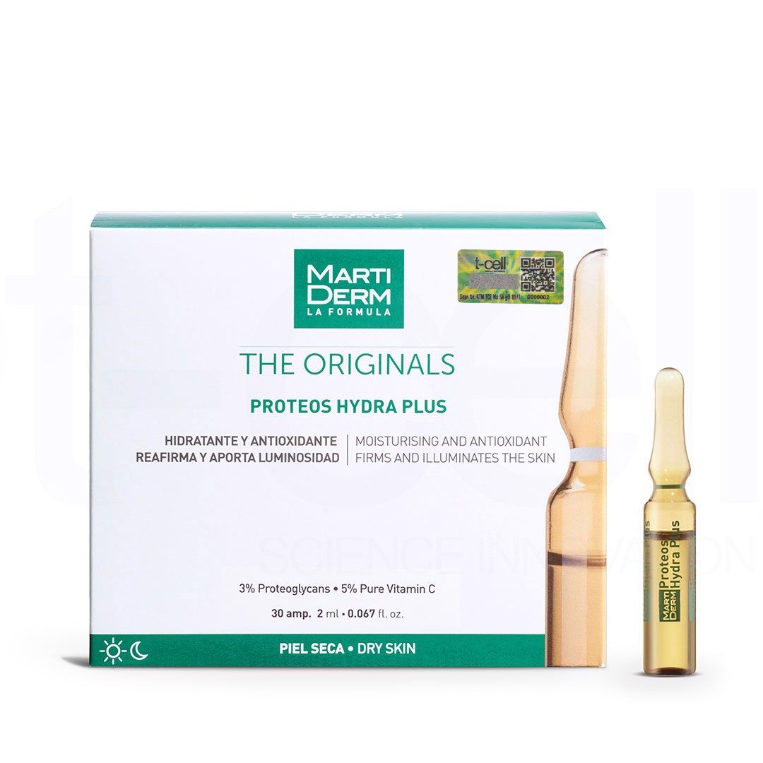  Ampoule Dưỡng Ẩm & Ngừa Lão Hoá - MartiDerm The Originals Proteos Hydra Plus (30 ống) 