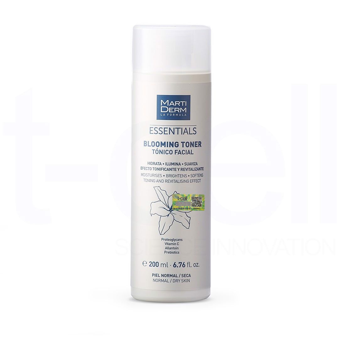Nước Cân Bằng Dưỡng Ẩm Cho Da Thường Đến Khô - MartiDerm Essentials Blooming Toner (200ml)