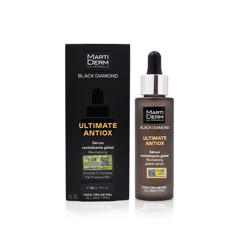Tinh Chất Chống Oxy Hóa, Ngừa Lão Hóa Da - MartiDerm Black Diamond Ultimate Antiox Serum