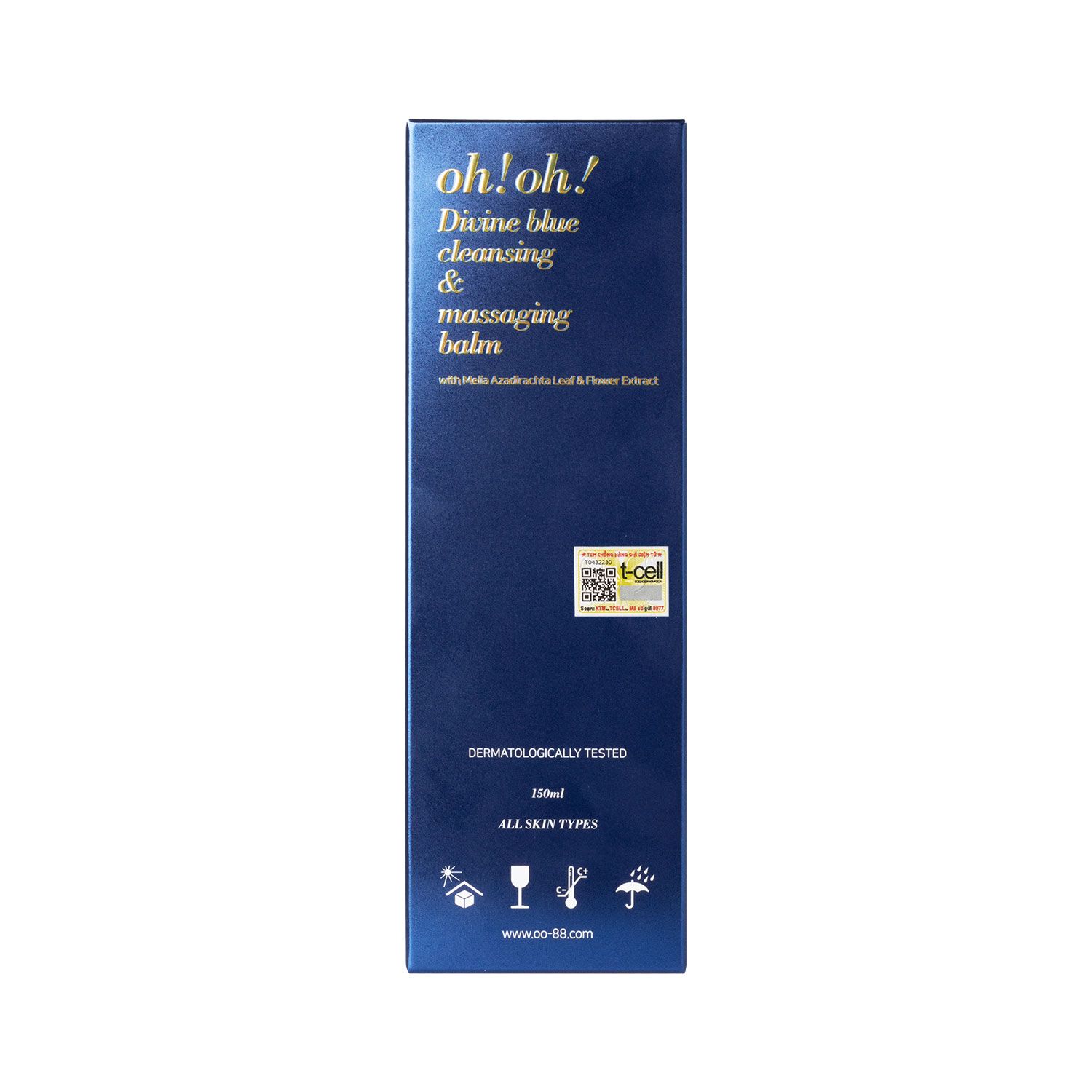 Sáp Tẩy Trang Làm Sạch Sâu, Trẻ Hóa Da oh!oh! Divine Blue Cleansing & Massaging Balm (150ml/ 30ml)
