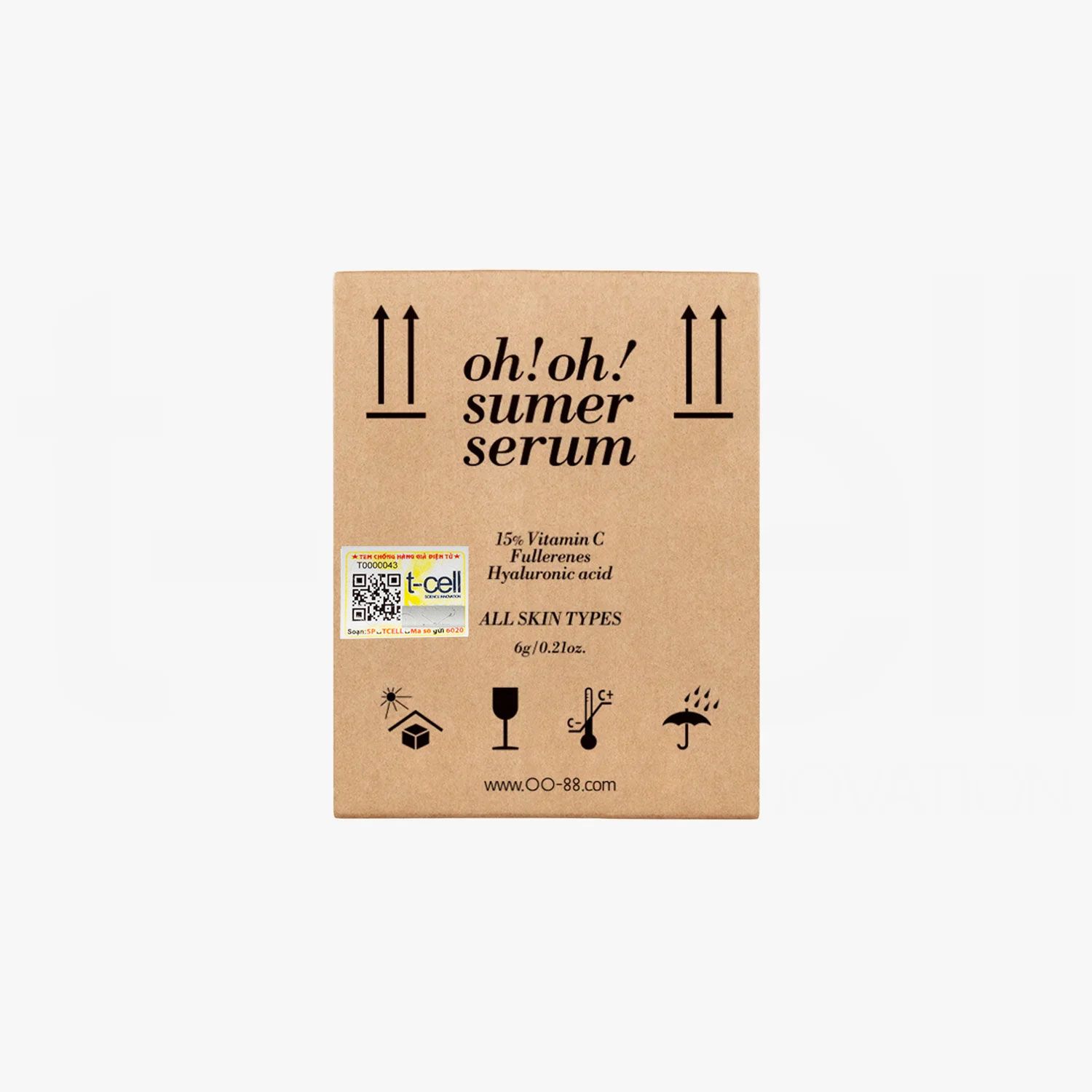 Tinh Chất Vitamin C Làm Sáng Da & Chống Lão Hóa oh!oh! Vitamin C Serum (6g)