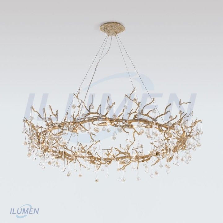 ĐÈN CHÙM ĐỒNG RAINY ROUND