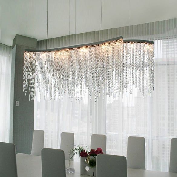DCP0009 ĐÈN CHÙM PHA LÊ TUYẾN TÍNH TASSELS