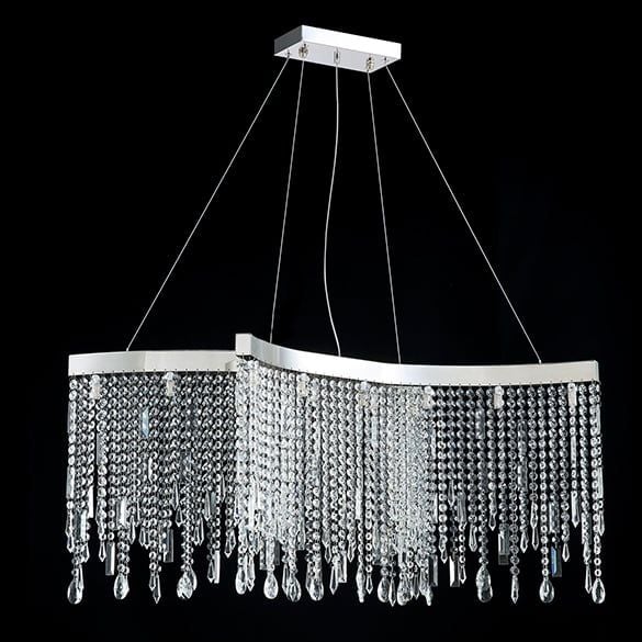DCP0009 ĐÈN CHÙM PHA LÊ TUYẾN TÍNH TASSELS