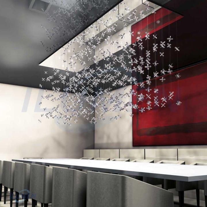 ĐÈN CRYSTAL FLOWER CHANDELIER