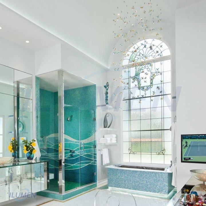ĐÈN CRYSTAL FLOWER CHANDELIER