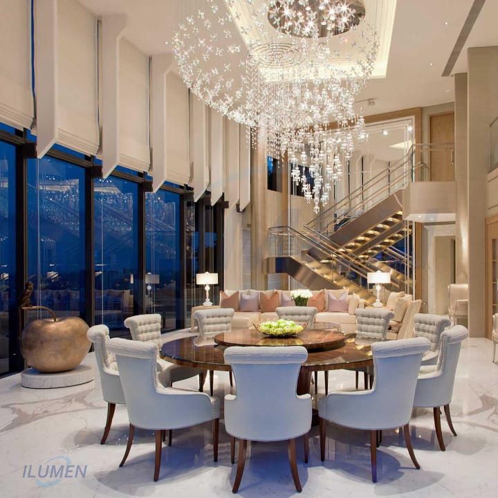 ĐÈN CRYSTAL FLOWER CHANDELIER