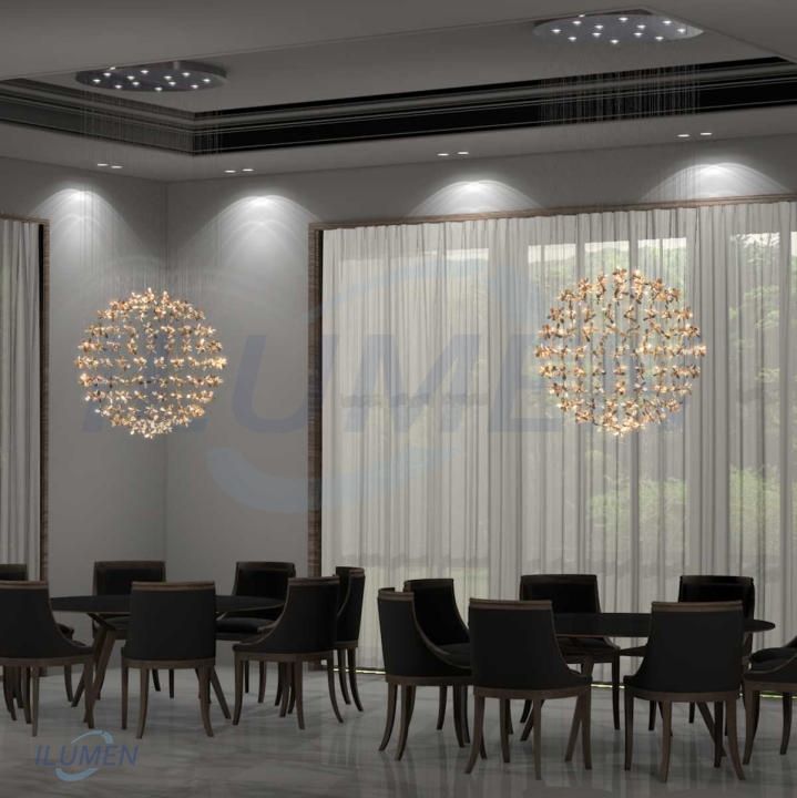 ĐÈN CRYSTAL FLOWER CHANDELIER