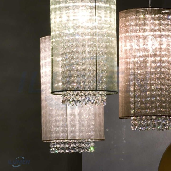 ĐÈN CRYSTAL SCARTLLET SKYLINE CHANDELIER