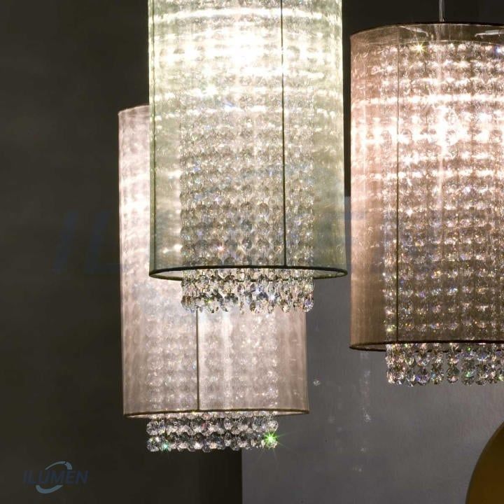  ĐÈN CRYSTAL SCARTLLET SKYLINE CHANDELIER 