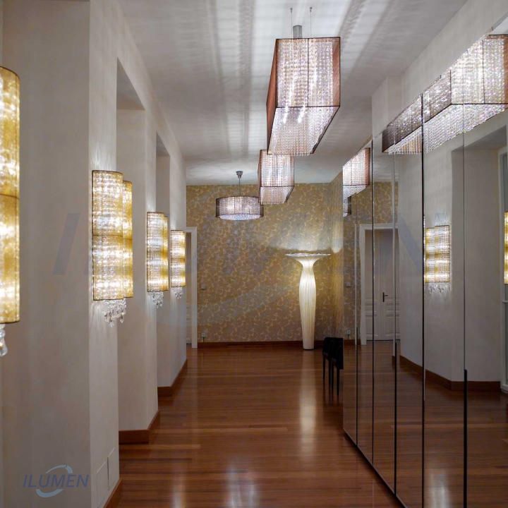 ĐÈN CRYSTAL SCARTLLET SKYLINE CHANDELIER