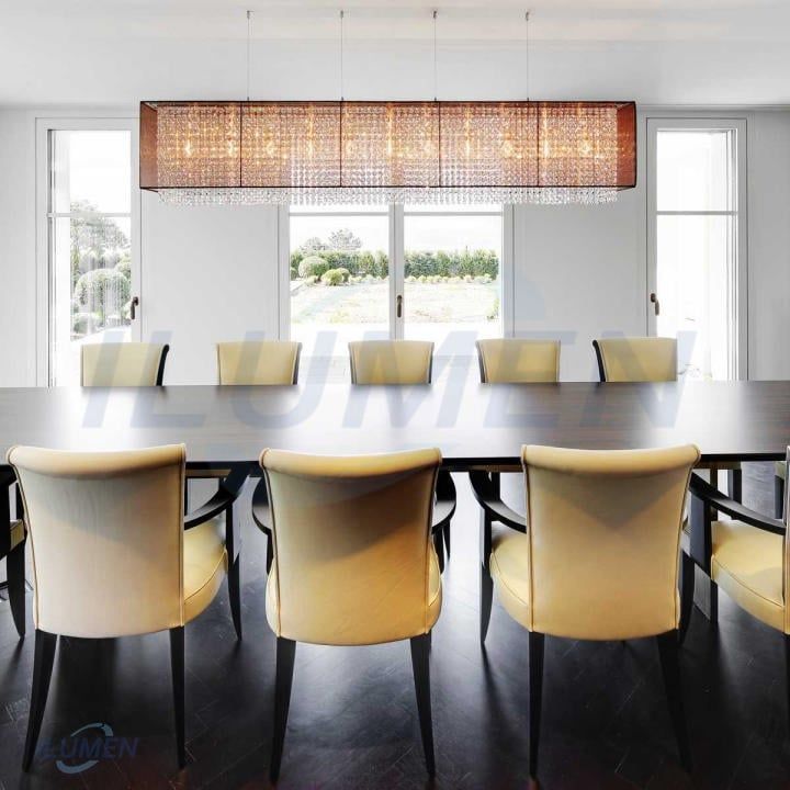 ĐÈN CRYSTAL SCARTLLET SKYLINE CHANDELIER
