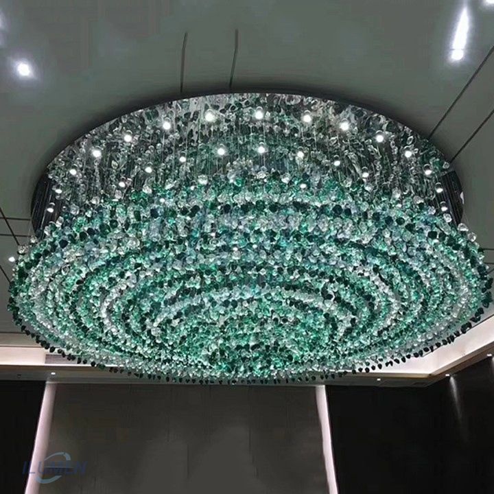SXCE004 ĐÈN THỦY TINH HẠT THẠCH ANH