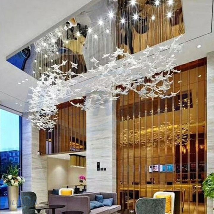SXCE010 ĐÈN THỦY TINH THIÊN NGA LƯỢN QUANH