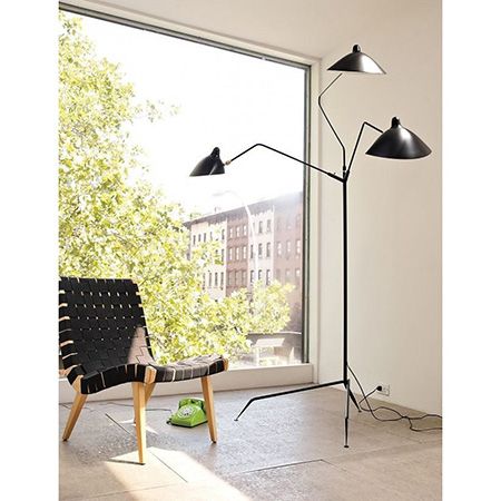  XDS0005 SERGE MOUILLE FLOOR LAMP – 3 ARM 
