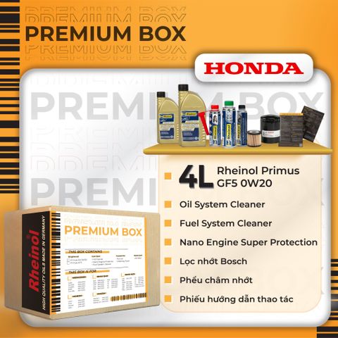 BỘ DẦU NHỚT ĐỘNG CƠ - PREMIUM BOX cho xe HONDA