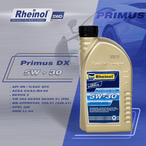Primus DX 5W30 – RHEINOL
