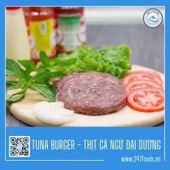 Tuna Burger - Tuna Kingdom -  Thịt Cá Ngừ Đại Dương - Lớn (90g X 6) - 540g