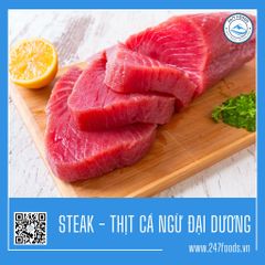 Steak - Thịt Cá Ngừ Đại Dương - 4-7 miếng/kg