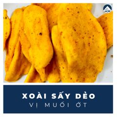 Xoài Sấy Dẻo Muối Ớt - Vị Muối Ớt Ăn Không Ngớt