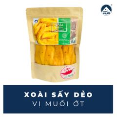 Xoài Sấy Dẻo Muối Ớt - Vị Muối Ớt Ăn Không Ngớt