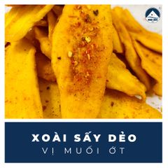 Xoài Sấy Dẻo Muối Ớt - Vị Muối Ớt Ăn Không Ngớt