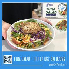 Tuna Salad - Tuna Kingdom - Thịt Cá Ngừ Đại Dương - Hộp 360g (8 miếng)